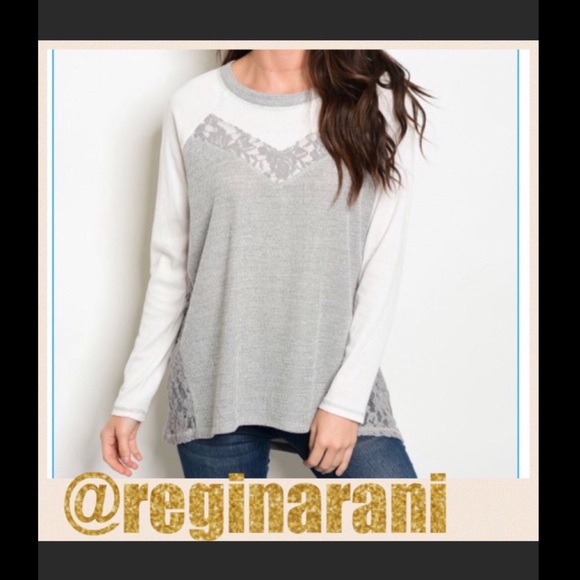 5⭐️ rated⚠️only 3 left⚠️ mixed media comfy top - Picture 2 of 8